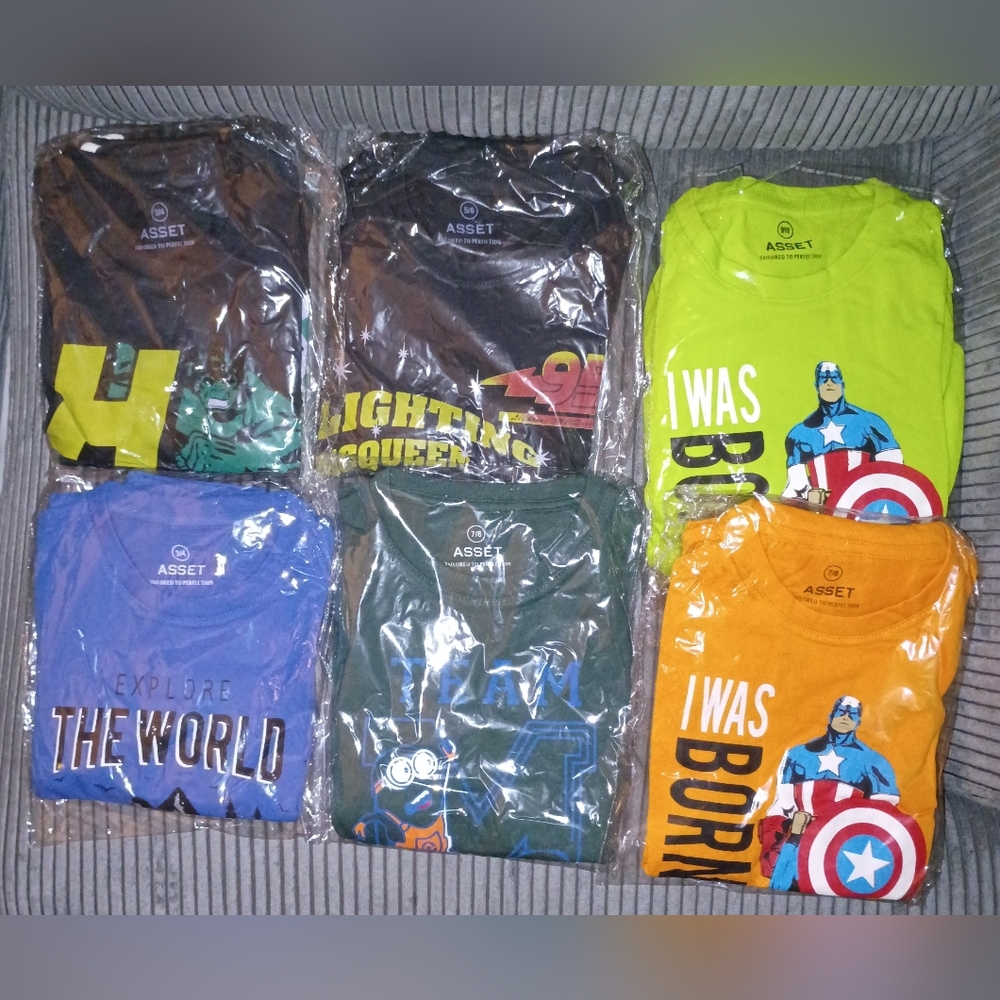 Assorted Graphic short Sleeve PJ Sets